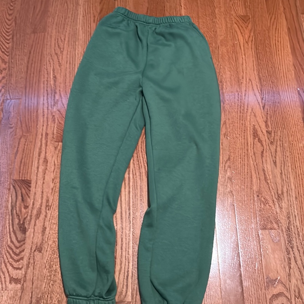 green joggers